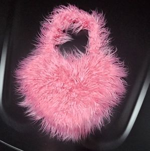 Fuzzy, Soft, Plush Dopamine Style Plush Tote Bag For Women, Trendy  Shoulder Bag